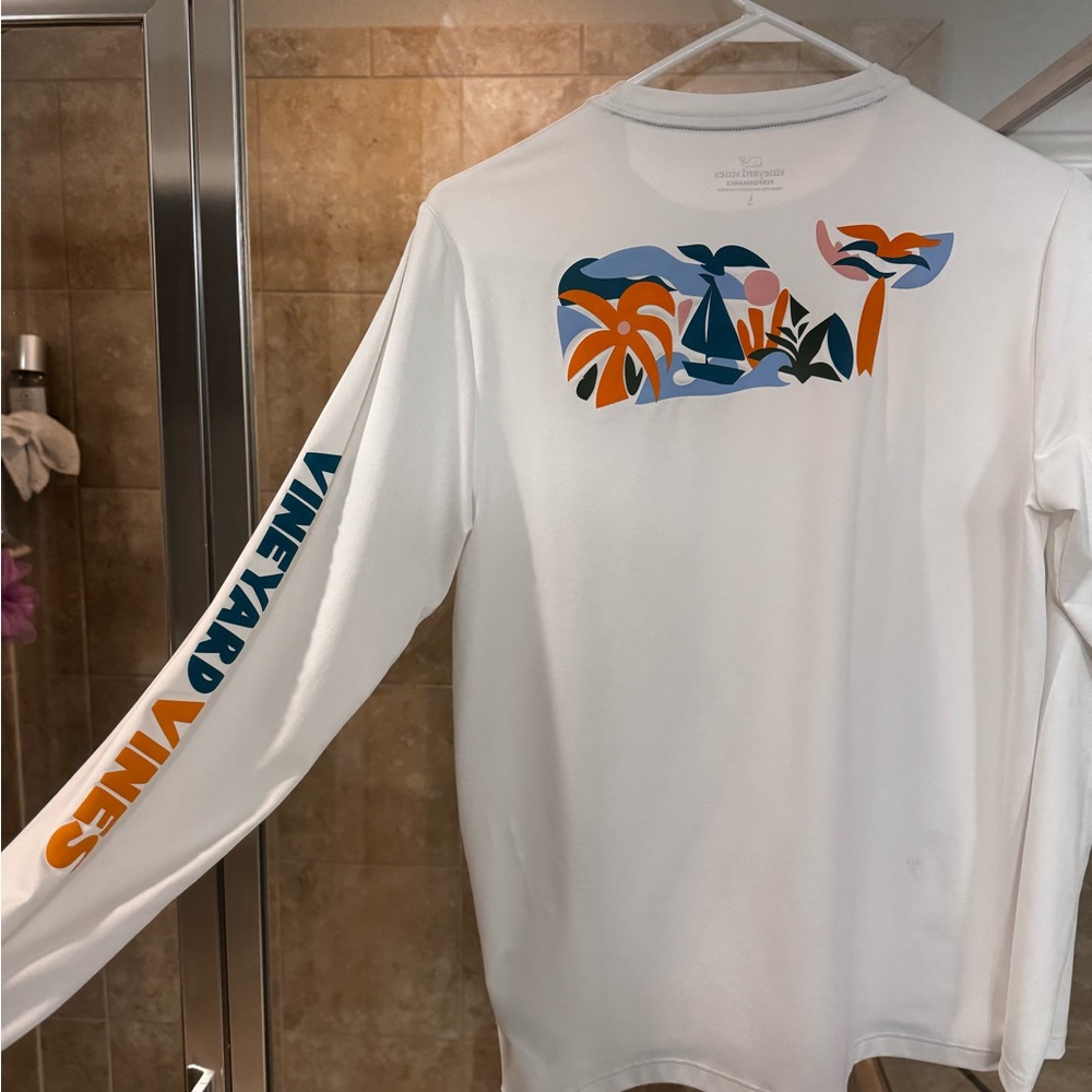 Vineyard Vines White Long Sleeve Shirt